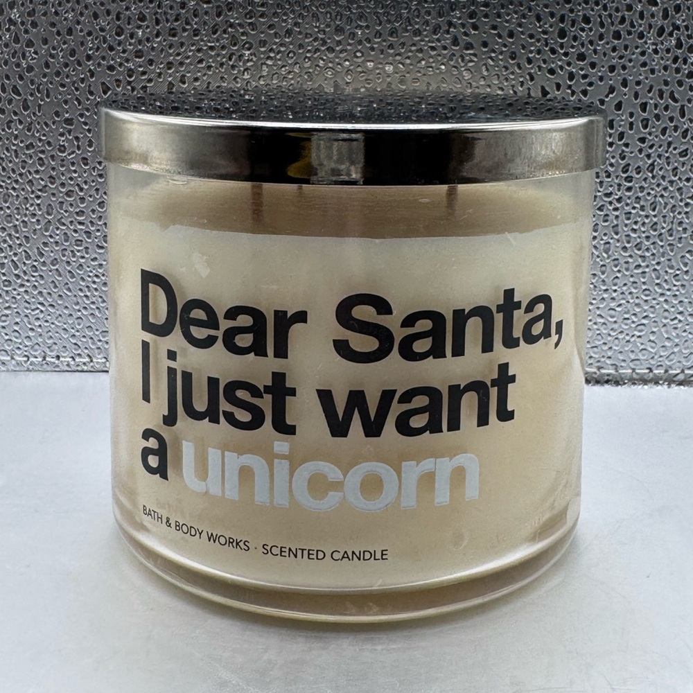 Bath & Body Works Cream Peppermint Marshmallow 3 Wick Candle